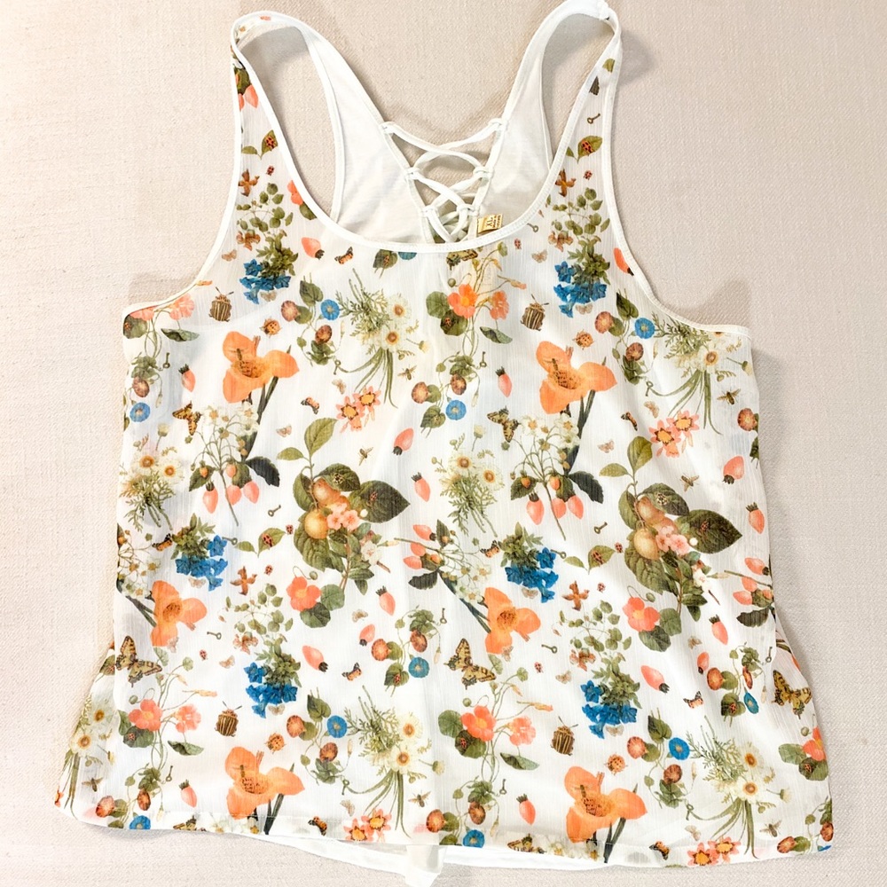 Princess Vera Wang Floral Tank XL